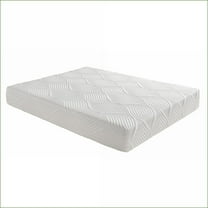 Mattresses, 10-inch California King Gel-Infused Memory Foam Firm Mattress, White | Foam | California King