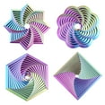 thumbnail image 1 of Juguetes sensoriales para aliviar el estrés Mydhall Fractal Fidget Hexagon, 1 of 6