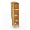 No Tools Assembly Bookcase, Orng & Wht