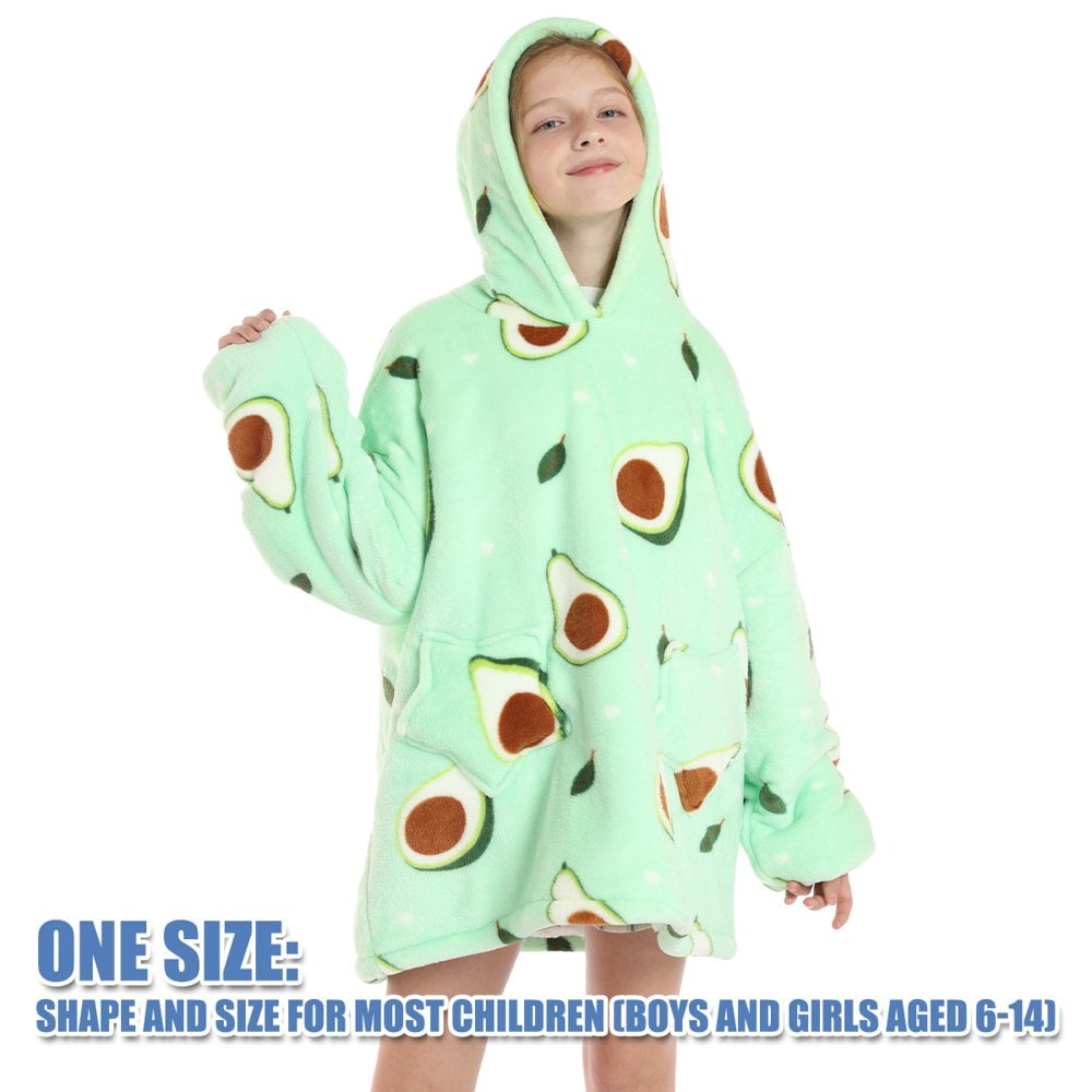 AMERTEER Wearable Blanket Sweatshirt Sweatshirt Hoodie UK Comfy