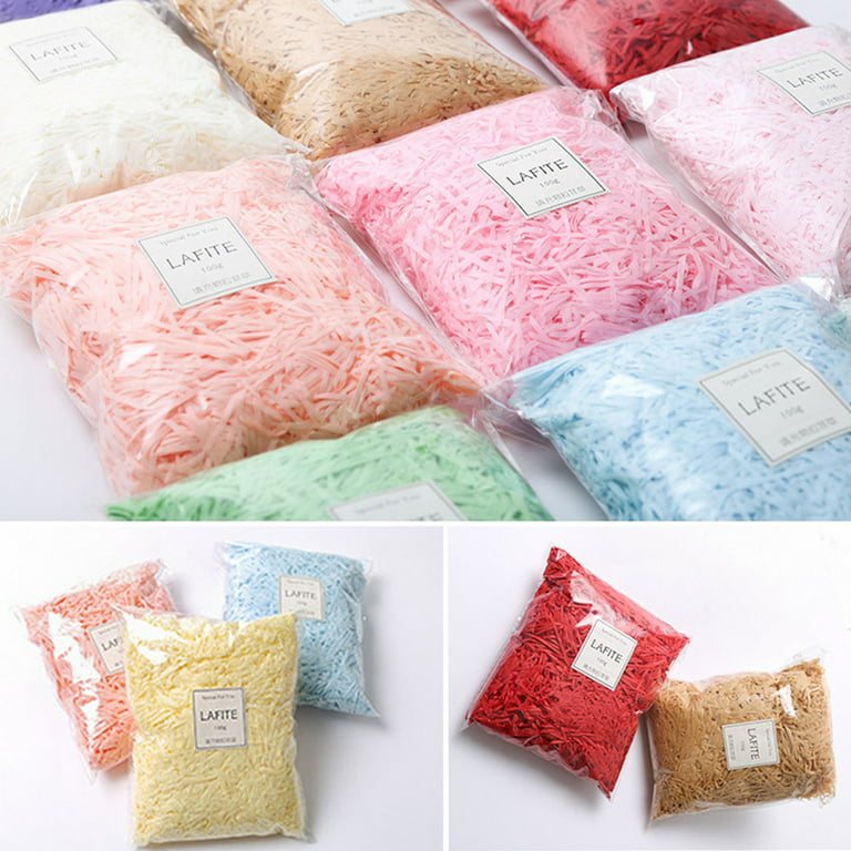 Goodhd Coloured Soft Shredded Tissue Paper Hamper Gift Box Filler Packaging  30 Colours 