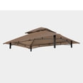 thumbnail image 3 of Faitaliicy 8x5Ft Grill Gazebo Replacement Canopy Roof Double Tiered BBQ Tent Cover Outdoor Grill Shelter Canopy Top With Rainproof Fabric For Backyard Park,Without Metal And Other Structures, 3 of 8