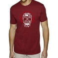 thumbnail image 1 of Men's Premium Blend Word Art T-shirt - Music Notes Skull, 1 of 2