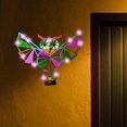 thumbnail image 4 of HWRETIE - Adorno colgante de búho solar para puerta,estilo europeo,de hierro,para patio,pérgola y balcón,ideal como regalo para exteriores con energía solar, 4 of 7