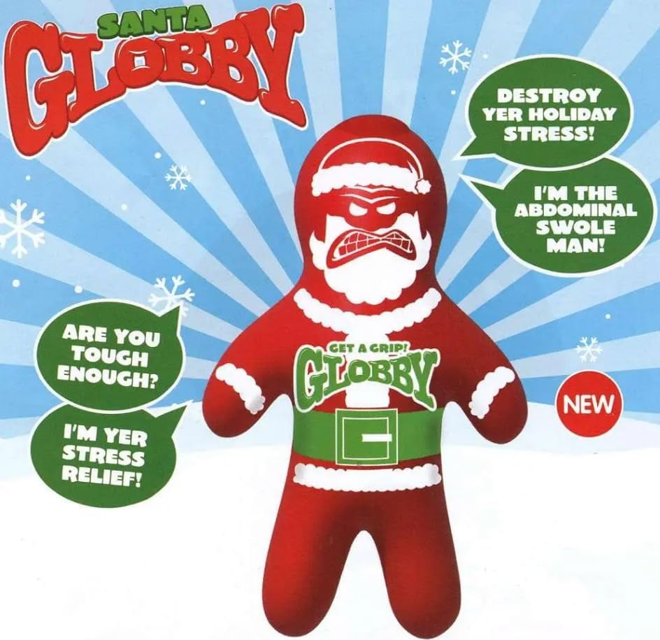 Santa Globby Stress Relief Figure (Get a Grip!)