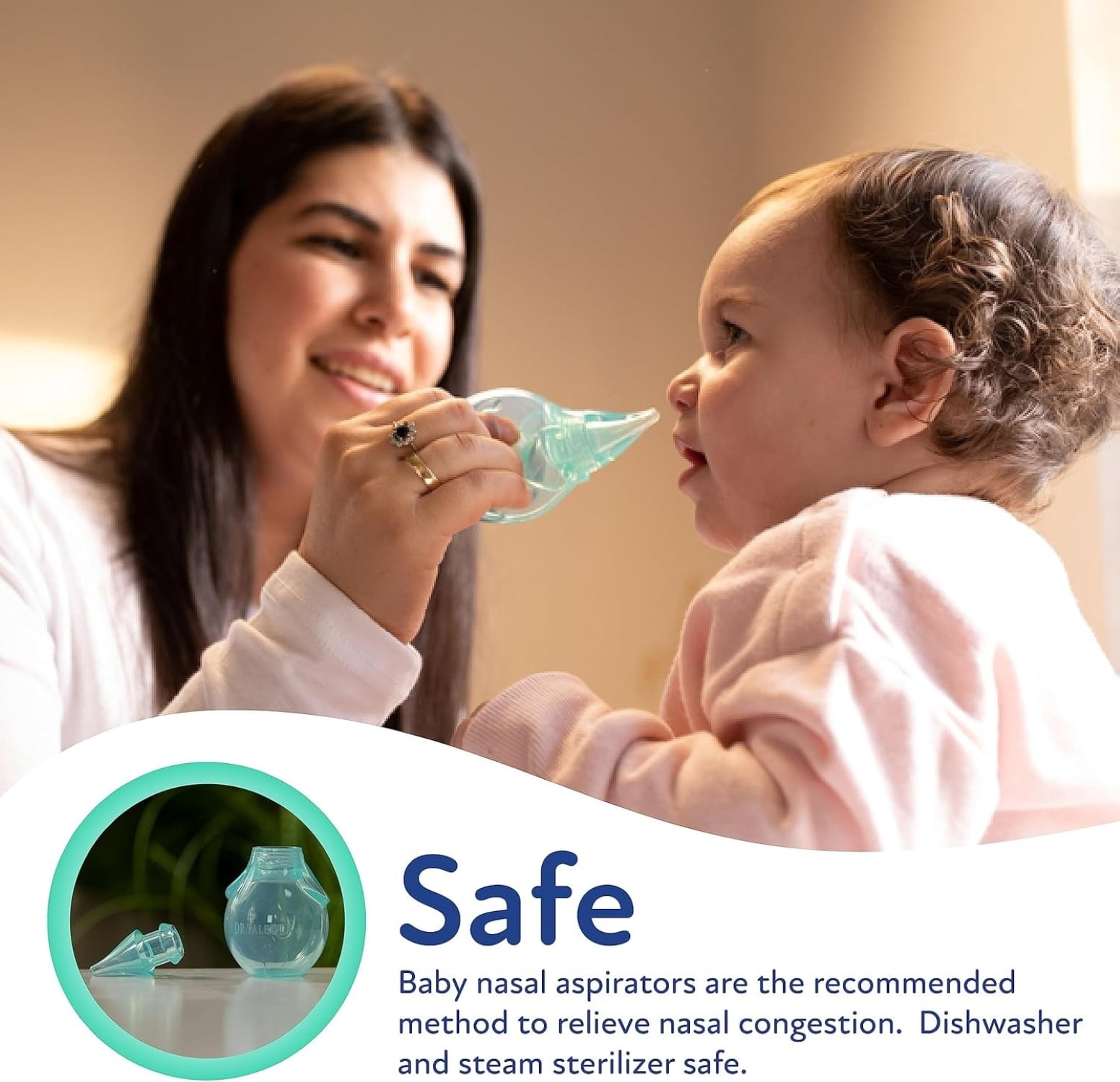 Dr. Talbot's Silicone Nasal Aspirator with Hygienic Case, Blue