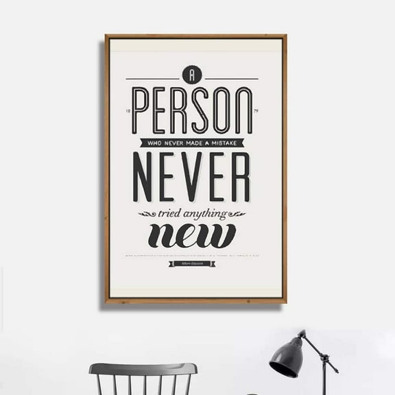 IDEA4WALL Framed Canvas Wall Art for Living Room, Bedroom Quotes Canvas Prints for Modern Home Decoration Ready to Hang