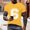 Yellow, variant on Daiosportswear Number 6 Varsity Sports Team Jersey 6Th Birthday 6 Years T-Shirt Yellow XL(XL)
