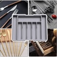 thumbnail image 2 of HBFAGFB Expansion Storage Box Portable Telescopic Tray Suitable for Pantry Cabinet Kitchen Grey, 2 of 3