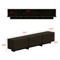 thumbnail image 7 of KULAGAGA 71.7" Wide TV Stand with 3 Flip-Down Drawers,Modern Media Console Table & Entertainment Center,Dark Brown, 7 of 7