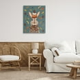 thumbnail image 2 of Stupell Industries Festive Autumnal Hare Animals Painting Wrapped Canvas Canvas Art Print Wall Art, 30 x 40, 2 of 7