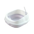 thumbnail image 4 of lionlar Pet Cat Litter Box Semi-enclosed Detachable Portable Toilet Sandbox Gray, 4 of 9