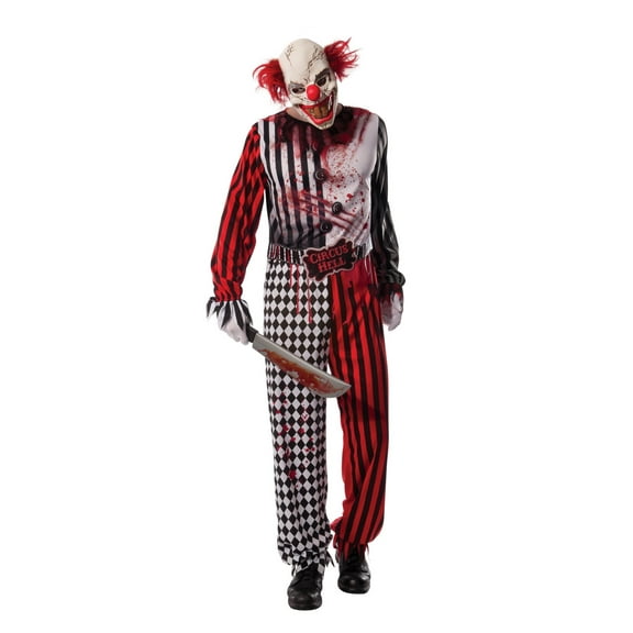 Rubies Evil Clown Costume for Adults, Men's XL