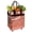 Pink, variant on Reusable Foldable Rolling Grocery Bag with Wheels, Insulated Reusable Shopping Tote Bag, Multi‑Purpose Foldable Utility Trolley, Suit for Groceries, Camping, Picnic, E‑Bike, Storage, Silver