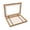 C002- Khaki, variant on Display Frame, Art Work Frame Display Kids, 12X16inCompartment, Kids Artwork Display, Flip Lid Storage, Indoor Home Mounting, White, 1 Pc
