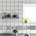 thumbnail image 4 of Azulejos De Cocina 3D Pegatinas De Azulejos Duros De Cristal Engrosado A Prueba De Agua Pegatinas De Gabinete Autoadhesivas A Prueba De Aceite Para Refrigerador Cocina Baño Methold HA040376-02, 4 of 6