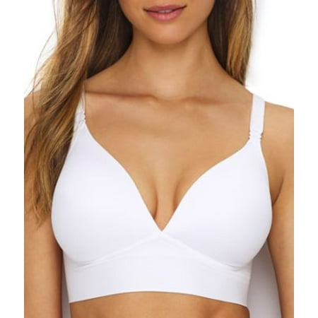 

Women s Warner s RM3741A Elements of Bliss Wire-Free Contour Wide Band Bra (White 40D)