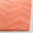 thumbnail image 4 of Safavieh Impressions Matthew Chevron Wool Area Rug, Peach, 5' x 8', 4 of 9