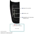 thumbnail image 3 of Spec-D Tuning Glossy Black Smoke Tail Lights w/ LED Bar Compatible with 2009-2014 Ford F150, Left + Right Pair Assembly, 3 of 5