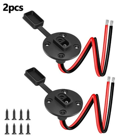 

BAMILL 2PCS SAE Power Socket Sidewall Port Quick Connect Solar Panel Mount Connector