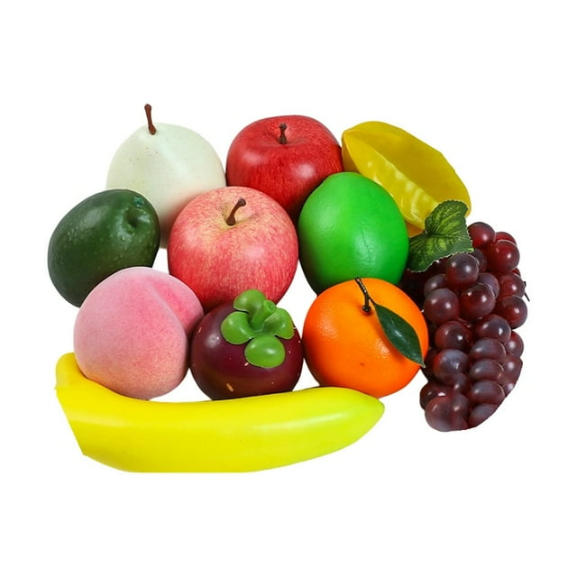 Bgsha Faux Fruits Paquet Faux Fruits Simulation Fruits Réalistes Fruits Artificiels