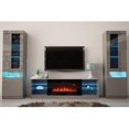 thumbnail image 2 of Boston 01 Electric Fireplace Modern Wall Unit Entertainment Center, 2 of 7