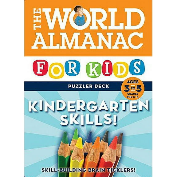 World Almanac for Kids Puzzler Deck Kindergarten 3-5 : Get Ready for Kindergarten, Ages 3-5