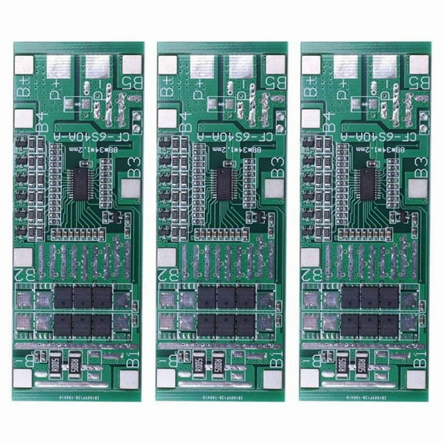 3X 24V 6S 20A 18650 Li-Ion Batería de Litio Protección Solar Iluminación Bms Pcb Con Equilibrio para Ebike Scooter