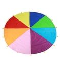 thumbnail image 3 of Kids Play Parachute,Kids Play Multi Color Kids Parachute Rainbow Parachute Rugged and Tough, 3 of 8