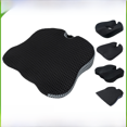 thumbnail image 2 of El cojín de espuma viscoelástica para automóvil con correa se puede fijar para que no se canse, el cojín transpirable para pedos, rebote lento, hermoso cojín para silla de oficina para glúteos, 2 of 4