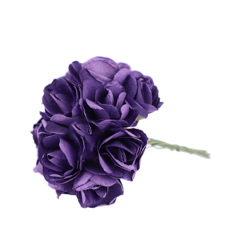 Dark Purple Roses Wedding