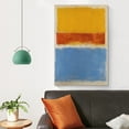 thumbnail image 4 of Mark Rothko Pintura Amarillo Rojo Y Azul 1953 Pintura Sobre Lienzo Arte De Pared Póster Pergamino Impresión De Imagen Decoración De Paredes De Sala De Estar Pósteres Para El Hogar 24x36 Pulgadas, 4 of 6