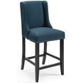 thumbnail image 2 of Modway Baron Fabric Upholstered Dining Counter-Height Bar Stool in Azure, 2 of 4