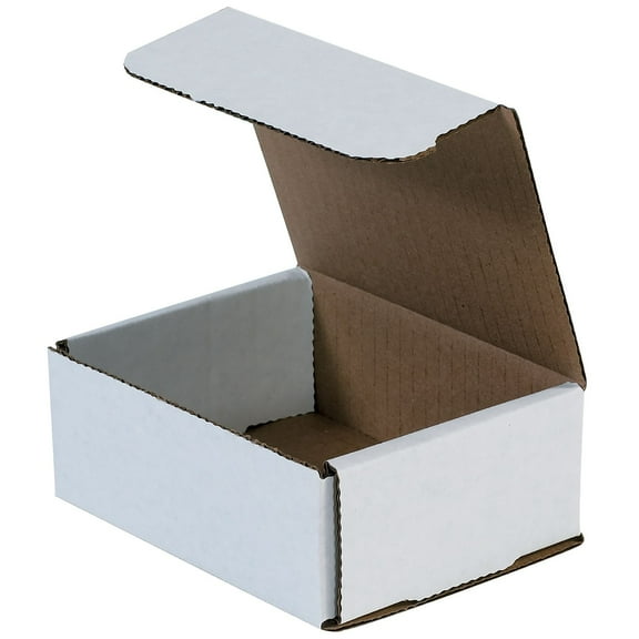 Box Partners Corrugated Mailers 8" x 7" x 2" White 50/Bundle M872