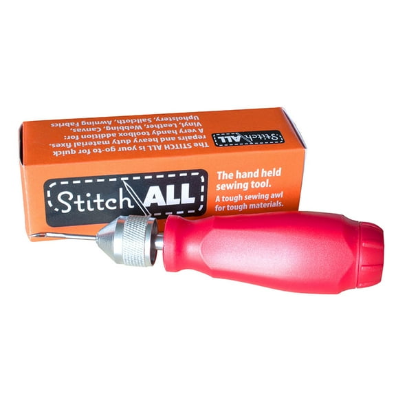 Moose Supply Stitch All Sewing Awl for Leather Upholstery and Vinyl Repair