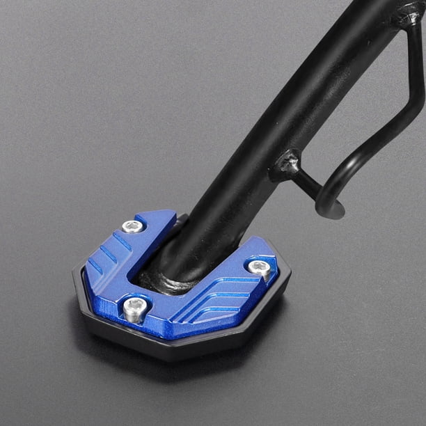 Extensor de pata de cabra Universal para motocicleta, soporte lateral de pie, almohadilla de extensión, placa de soporte, Base agrandada antideslizante