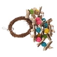 thumbnail image 3 of Cage Toys, Multipurpose  Chewing Toys Corn Husks Colorful Relieve Anxiety  For Macaws, 3 of 8
