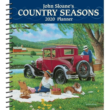 - John Sloane's Country Seasons 2020 Monthly/Weekly Planner Calendar