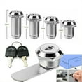 thumbnail image 3 of Decodeary Thread And Gasket Mailbox Lock Made Of Solid Zinc Alloy Comes With 2 Keys Simplistic Drawer Cabinet 16mm Universal unlocking, 3 of 6