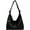 Black, variant on Vintage Slouchy Shoulder Hobo Bags for Women Trendy Soft PU Leather Clutch Purse Totes Handbags