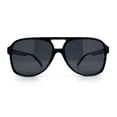 thumbnail image 5 of Polarized Mens Classic Oversized Racer Sport Plastic Sunglasses Shiny Black - Black, 5 of 8