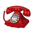 thumbnail image 5 of HILABEE Phone Phone Audio Messages Desk Telephone for Bar Office Retirement Party Anniversary Red, 5 of 8