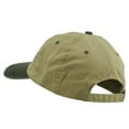 thumbnail image 3 of Wording of Grandpa Embroidered Washed Two Tone Cap - Khaki Black OSFM, 3 of 5