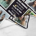 thumbnail image 5 of Customizable Blanket for Sister Customized Blankets with Photos Text Personalized Picture Collages Throw Blankets Gift for Men Valentines Day Decor Souvenirs Birthday, 5 of 5