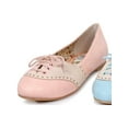 thumbnail image 2 of Ellie Shoes E-BP100-Halle 1" Oxford Flat Womens shoe. Blue / 8, 2 of 2