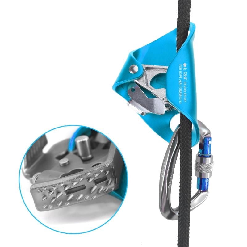 CEORPER Rock Climbing Chest Ascender Rope Clamp Abdominal Risers for Mountaineering
