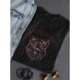thumbnail image 3 of Wolf Head Lineart T-Shirt Women -Image by Shutterstock, Female Large, 3 of 4