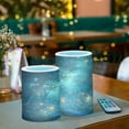thumbnail image 3 of Yayeee Flameless Candles with Remote Flickering Battery Operated Multi Color Changing, Magical Forest Glowing Lights, 3 of 7