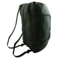 thumbnail image 3 of K-Cliffs Unisex Foldable Lightweight Polyester Backpack Duffel Bag, Black, 3 of 5