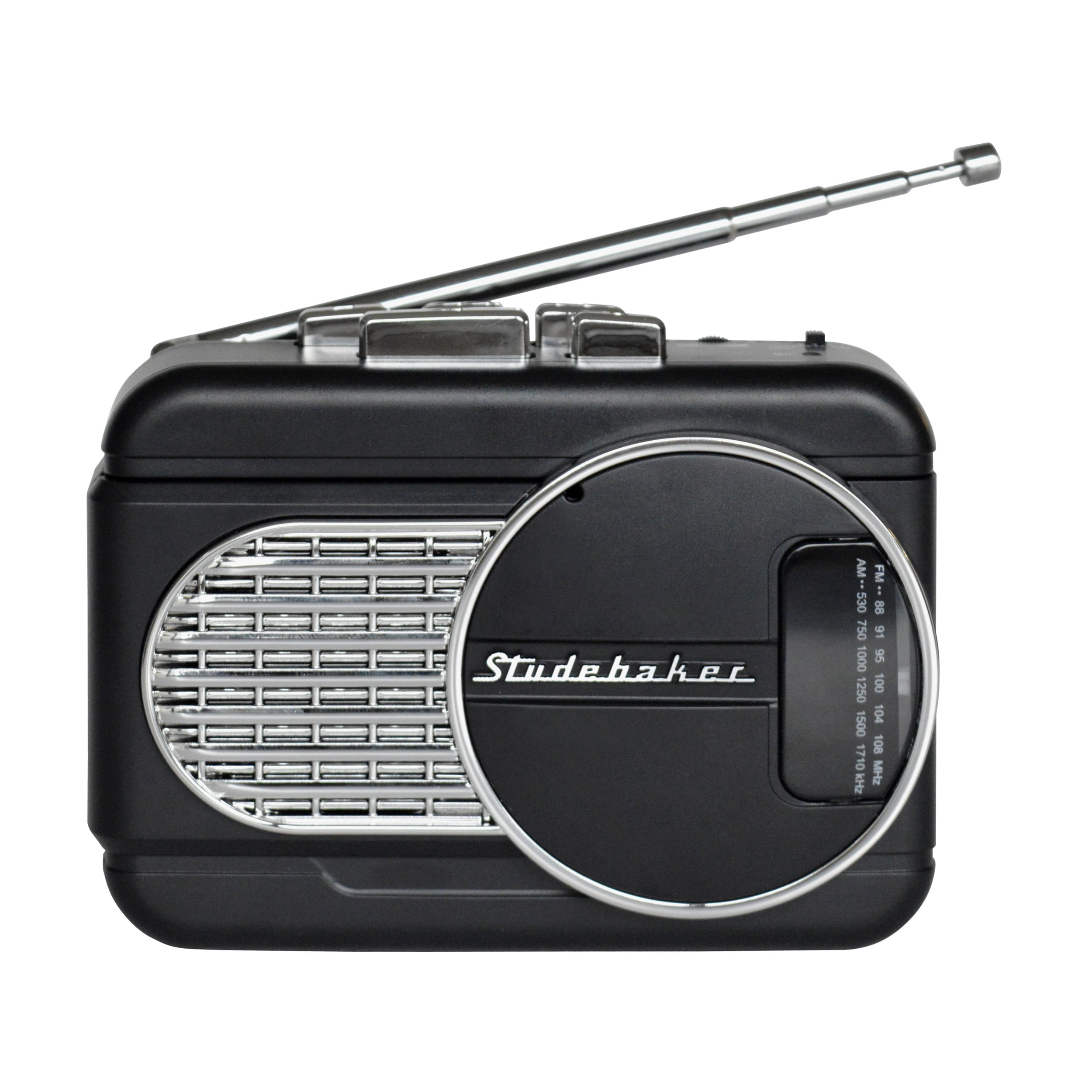 Studebaker WALKABOUT II Personal Stereo Cassette Player with AM/FM Stereo Radio and Built-in Speaker